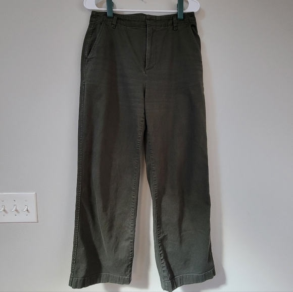 Gap Khaki Pant Straight Leg Size 6 - Picture 1 of 6